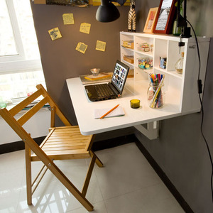 Bàn Máy Tính Gấp Gọn Treo Tường Tiết Kiệm Không Gian - Product Image 5