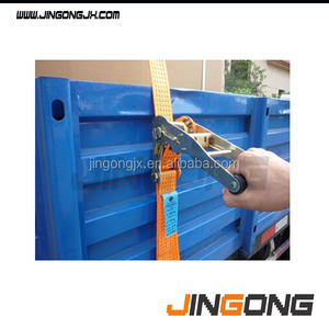 Venta superior trinquete resistente amarre correas con gancho <span class=keywords><strong>J</strong></span> y guardián <span class=keywords><strong>CE</strong></span> aprobado - Product Image 1