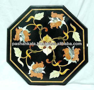 Pietra Dura Marble <b>Stone</b> Inlay <b>Table</b> <b>Top</b> - Product Image 1