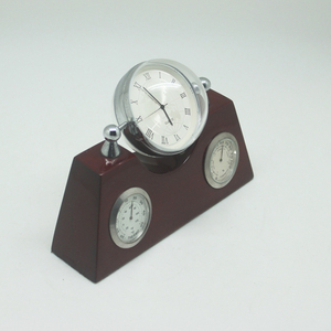 Nhiệt Kế Trạm Thời Tiết Bằng Gỗ Và Đồng Hồ Đo Độ Ẩm - Product Image 3