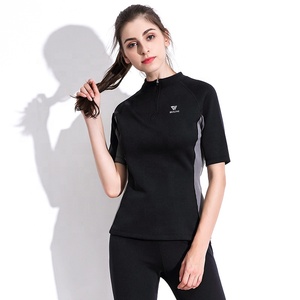 Camicia da donna per <span class=keywords><strong>Sauna</strong></span> giacca in Neoprene giacca a manica lunga per allenamento per il corpo <span class=keywords><strong>dimagrante</strong></span> <span class=keywords><strong>tuta</strong></span> da allenamento W975 - Product Image 4