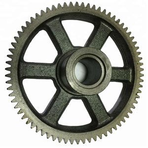 HY00022 6 falou carbono fixo roda de engrenagem de metal