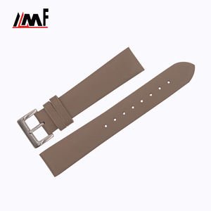 Correa de reloj con conector y hebilla de último diseño, correa de reloj inteligente de grano de pantorrilla suave italiana de lujo para reloj inteligente Apple o Samsung - Product Image 1