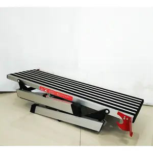 Syw006 plataforma de alumínio dobrável, escada para carro com plataforma de trabalho, escada industrial, 2 passos 128*20*39CM