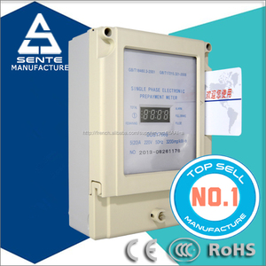 Dtsy7666 triphasé électrique kwh intérieure boîte de <span class=keywords><strong>compteur</strong></span> électrique et de l'électricité prépayée mètres cas , par carte - Product Image 3