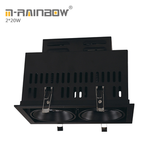 Museos restaurante 4000lm led luz <span class=keywords><strong>de</strong></span> techo 2*20 W llevó grille abajo <span class=keywords><strong>de</strong></span> la iluminación 40 W cob led luz <span class=keywords><strong>de</strong></span> la parrilla - Product Image 2