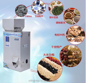 10-500g hierba PEQUEÑA ESCALA pesaje, grano, máquina de llenado de polvo, gránulos, tableta máquina de embalaje - Product Image 1