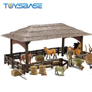 ชุดของเล่นจำลองสัตว์เลี้ยงในฟาร์มพลาสติกสำหรับเด็ก - Product Image 1