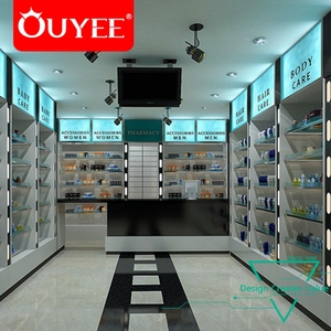 Conception d'intérieur de <span class=keywords><strong>pharmacie</strong></span> créative en 3D avec éclairage, étagères de magasin médical, armoire à médicaments de <span class=keywords><strong>pharmacie</strong></span>, produits de <span class=keywords><strong>pharmacie</strong></span> - Product Image 2