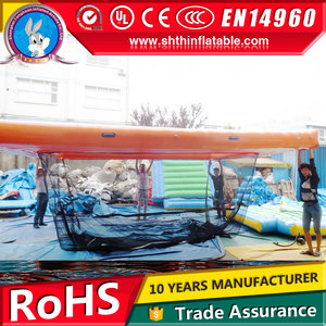 <span class=keywords><strong>Piscine</strong></span> <span class=keywords><strong>gonflable</strong></span> en PVC triple couche <span class=keywords><strong>pour</strong></span> l'amusement en famille Filet flottant Zone de jeu Zone d'eau de sécurité <span class=keywords><strong>pour</strong></span> les loisirs d'arrière-cour - Product Image 5