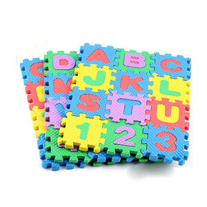 Mini Rompecabezas de EVA de 36 Piezas, Juguete Educativo para Niños, Alfabeto, Letras, Números, Tapete de Espuma - Product Image 1