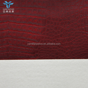 8AQ Crocodile grain couro decorativo estofos em vinil PVC com impressão de pulverização - Product Image 2