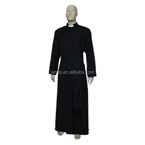 Robe <span class=keywords><strong>de</strong></span> prêtre, vêtement sacré, robe <span class=keywords><strong>de</strong></span> missionnaire, robe noire, <span class=keywords><strong>soutane</strong></span> - Product Image 3