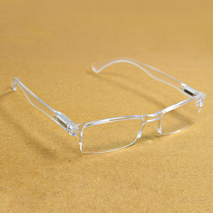 男性女性透明フレームレス樹脂老眼鏡視老眼鏡1.0 2.0 2.5 3.0 3.54.0スタイリッシュな透明 - Product Image 2