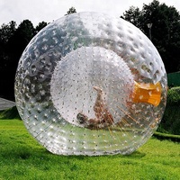 2,3 x 1,6m Fabrikherstellung Bestseller 0,7mm TPU Aufblasbarer Hamsterball Aufblasbare Mensch-Hamster-Zorb-Bälle