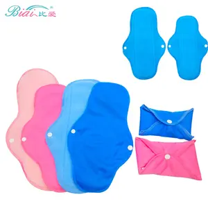 Long Nighttime Use Cloth Menstrual Reusable Pad Washable Sanitary napkin absorbent For Eco conscious women pads