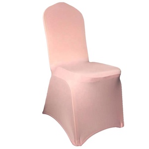 <span class=keywords><strong>Coprisedia</strong></span> universale in spandex <span class=keywords><strong>rosa</strong></span> oro antico, resistente, lavabile, stile semplice, per matrimoni - Product Image 2
