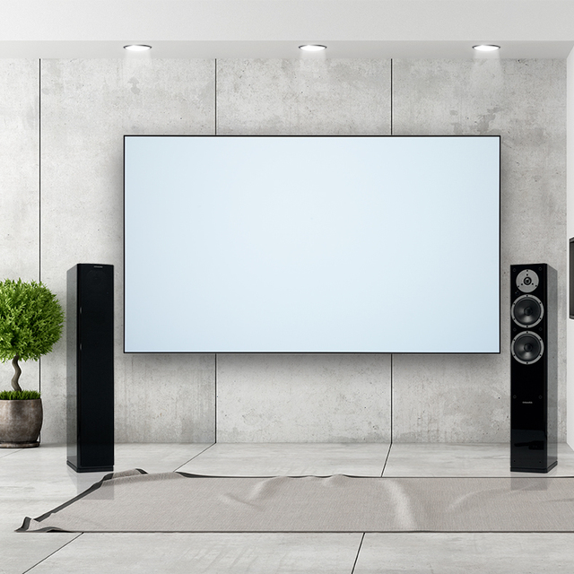 zero Edge Fixed Frame Projector Screen DIY Projection Screen