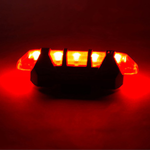 Imperméable à l'eau USB <span class=keywords><strong>Rechargeable</strong></span> vélo LED lumière arrière 3 Modes vélo <span class=keywords><strong>lampe</strong></span> <span class=keywords><strong>de</strong></span> sécurité pour la nuit équitation feu arrière - Product Image 5