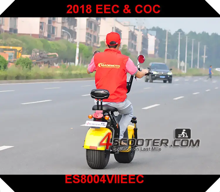 EEC APPROVED electric scooter car citycoco 1500w electric scooter
