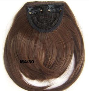 Capelli sintetici Lisci Bangs Naturale Anteriore Scoppi di Clip In Estensioni Dei Capelli Linea Completa Frangia di Scoppio Resistente Al Calore Parrucchino 30 grammi - Product Image 5