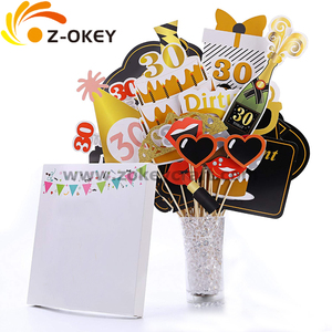 30th <strong>Birthday</strong> Party Photo Booth Props (52Pcs) for Her Him Dirty Thirty 30th <strong>Birthday</strong> <strong>Gold</strong> <strong>and</strong> <strong>Black</strong> <strong>Decorations</strong> 30 <strong>Birthday</strong> Par - Product Image 5