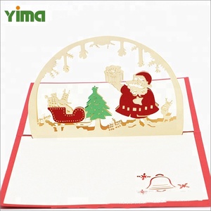 Bán Sỉ Thẻ Giáng Sinh Tùy Chỉnh Thẻ Quà Tặng In Hình Bật Lên 3d Thiệp Chúc Mừng Ba Chiều Thiệp Chúc Mừng Giáng Sinh - Product Image 4