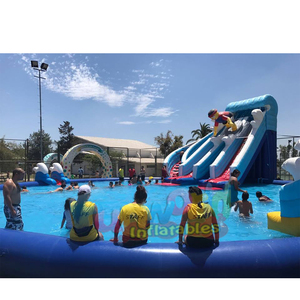 חיצוני juego inflable acuatico מתנפח בריכת פרק ענק מתנפח מים שקופיות עבור למבוגרים - Product Image 5