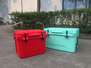 Modern 78 Liter Rotomolded Thermal Insulated Food Storage <strong>Cooler</strong> <strong>Box</strong> with <strong>Wheels</strong> Heavy Duty PE Custom Logo 7-Day Ice Retention - Product Image 3