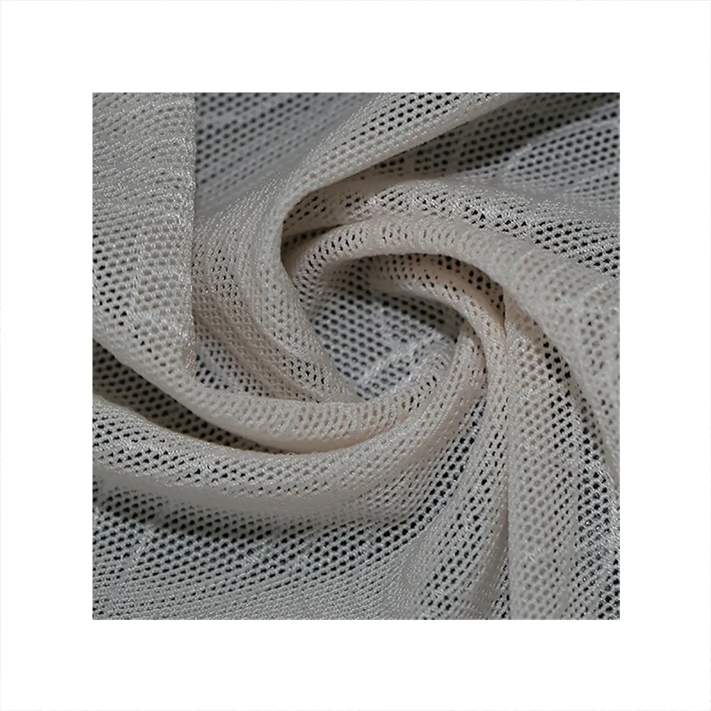 Beautiful Curve Graceful Stretch Mesh Jacquard Lace 86 Nylon 14 Lycra Fabric