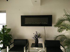 Chimenea Eléctrica LED de Diseño Moderno con Llama, Calentador de Pared para Decoración del Hogar o Hotel, Idioma de Funcionamiento Inglés - Product Image 2
