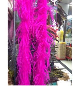 Nhà Máy Bán Buôn Giá Rẻ 2 Mét Mỗi Mảnh Duy Nhất Lớp Xoăn Đà Điểu Lông <span class=keywords><strong>BOA</strong></span> Cho Trang Trí - Product Image 2