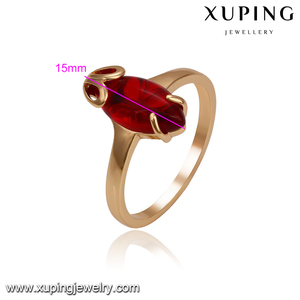 14773 Gioielli Xuping Anello in Oro con Gemma in Stile Reale Antico per Donne - Product Image 2