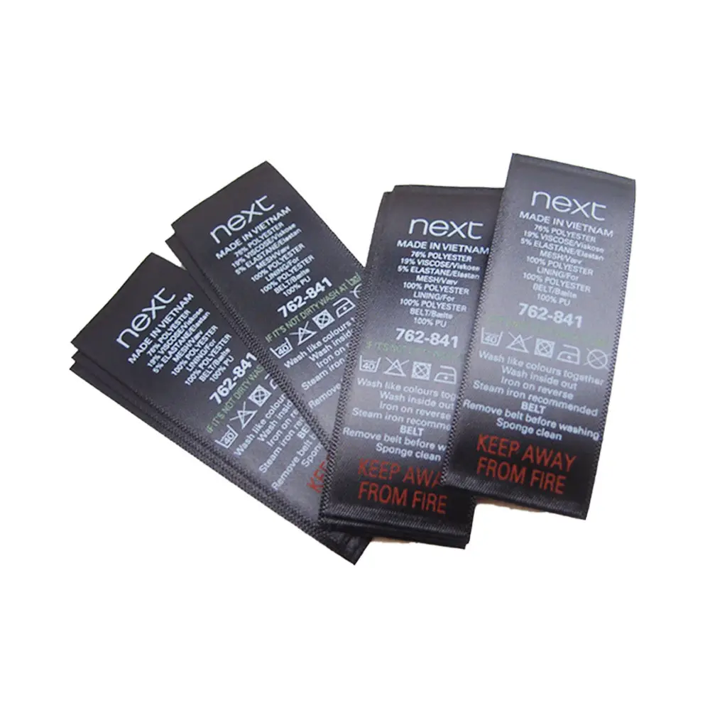label machine custom flat irons private woven labels for handmade items