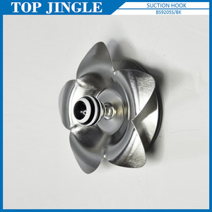 Cintre d'aspiration de vêtements de salle de bain en forme de fleur et de coeur - Product Image 5