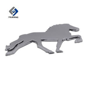 ABS personalized horse letter 3D logos badge emblem car sticker - Product Image 4