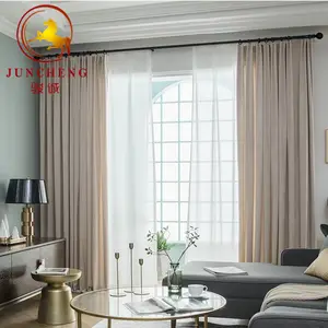 Luxury windows curtain ready made velvet fabric for curtain