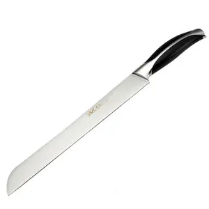 7Cr17 as 440C最高品質の10インチキッチンパンナイフキッチンツールシャープナイフ