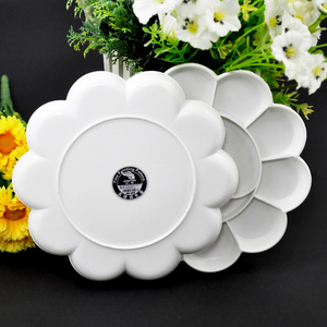 Дешевая оптовая продажа, Студенческая пластиковая цветная Палетка с круглыми красками, пластиковая Палетка для рисования без одежды, профессиональная палитра акварельных красок - Product Image 4