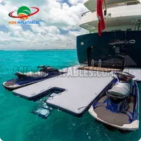 Новая дизайнерская надувная док-станция для удлинения лодки, плавающая док-станция для реактивного отдыха