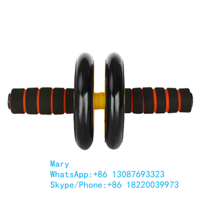 Degli uomini di Attrezzature Per Il Fitness Forza di Formazione Esercizio Addominale Ruota <span class=keywords><strong>AB</strong></span> <span class=keywords><strong>Roller</strong></span> Con Doppia Ruota - Product Image 2
