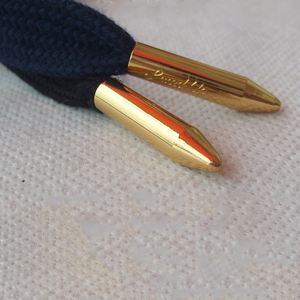 Aglet gravé en métal personnalisé Aglet avec lacet de chaussure pour les ventes