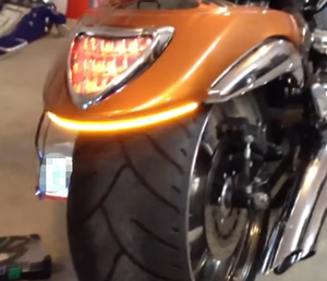 Kit de Barra de Luces LED para Guardabarros ZJMOTO, Luz Trasera, Intermitentes de Freno para Suzuki <span class=keywords><strong>Boulevard</strong></span> M109R / M90 2006 en Adelante - Product Image 6