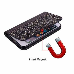Nuova Cover in Pelle PU Lucida con Glitter e Cristalli per <span class=keywords><strong>Huawei</strong></span> P20/Mate 20/<span class=keywords><strong>Y5</strong></span>/Y6/Y7/Honor 9 - Product Image 6