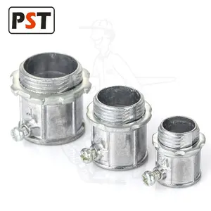 Conjunto de conexões de tubulação emt, conector parafuso