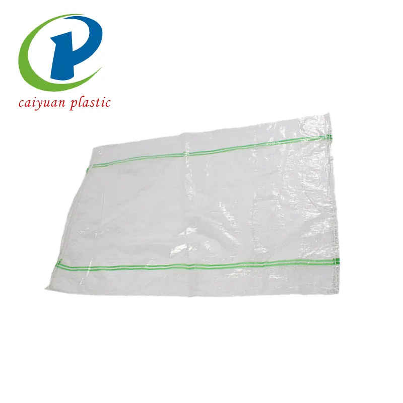 Reciclable de plástico cuadrado pp tejida sacos de bolsa de 50kg