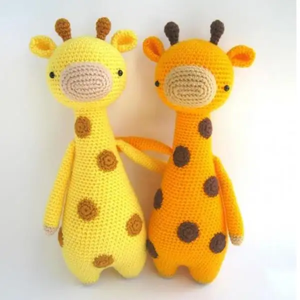 Giraffe amigurumi puppe 100% handarbeit von Crochet garn