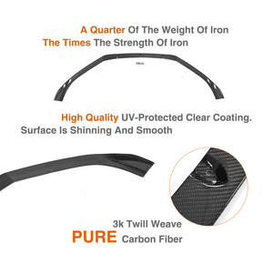 Alerón Delantero de Fibra de Carbono M6 para <span class=keywords><strong>Mazda</strong></span> <span class=keywords><strong>6</strong></span> Atenza Sport Sedán de 4 Puertas <span class=keywords><strong>2017</strong></span> - Product Image 4