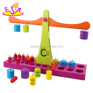 Précoce <span class=keywords><strong>Montessori</strong></span> balance en bois jouets mathématiques pour les tout-petits W11F076 - Product Image 1