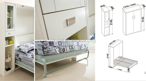 Comercio al por mayor de muebles para el hogar de pared ahorro de espacio plegable cama cama <span class=keywords><strong>TA</strong></span>-K01 - Product Image 5